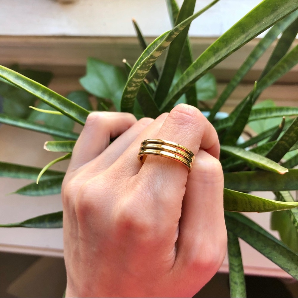Trio Ancien Gold Ring